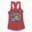 Straight Outta Ambattur Women's Racerback Tank in Solid Red Color